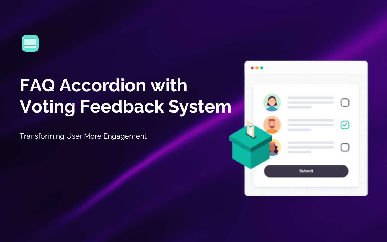 FAQ Accordion with Voting Feedback System