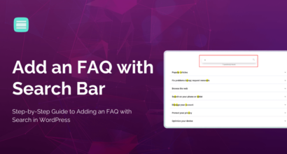 How to Add an FAQ with Search Bar: Step-by-Step Guide in 2025
